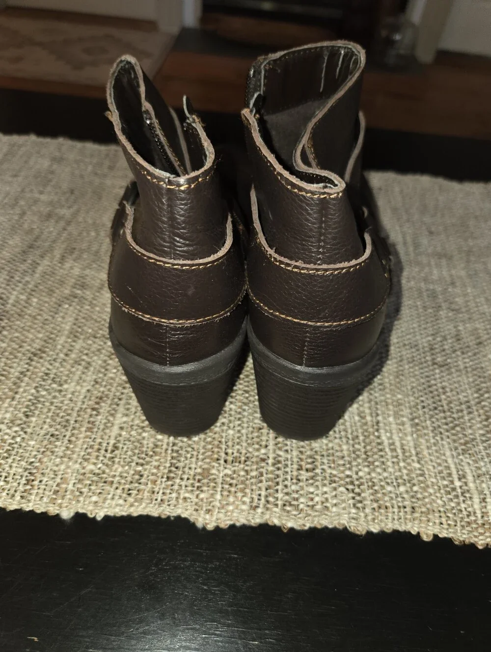 Bjorndal Blayden Leather Harness Ankle Boots Sz 9
